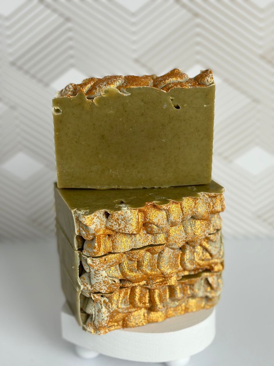 Spinach & Rice Artisan Soap
