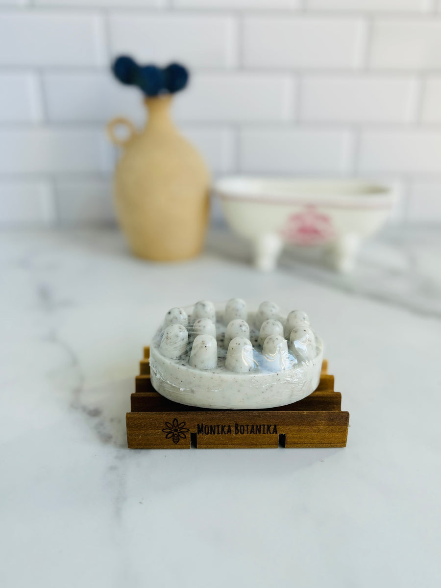 Massage Scrub Soap Bar with Shea Butter