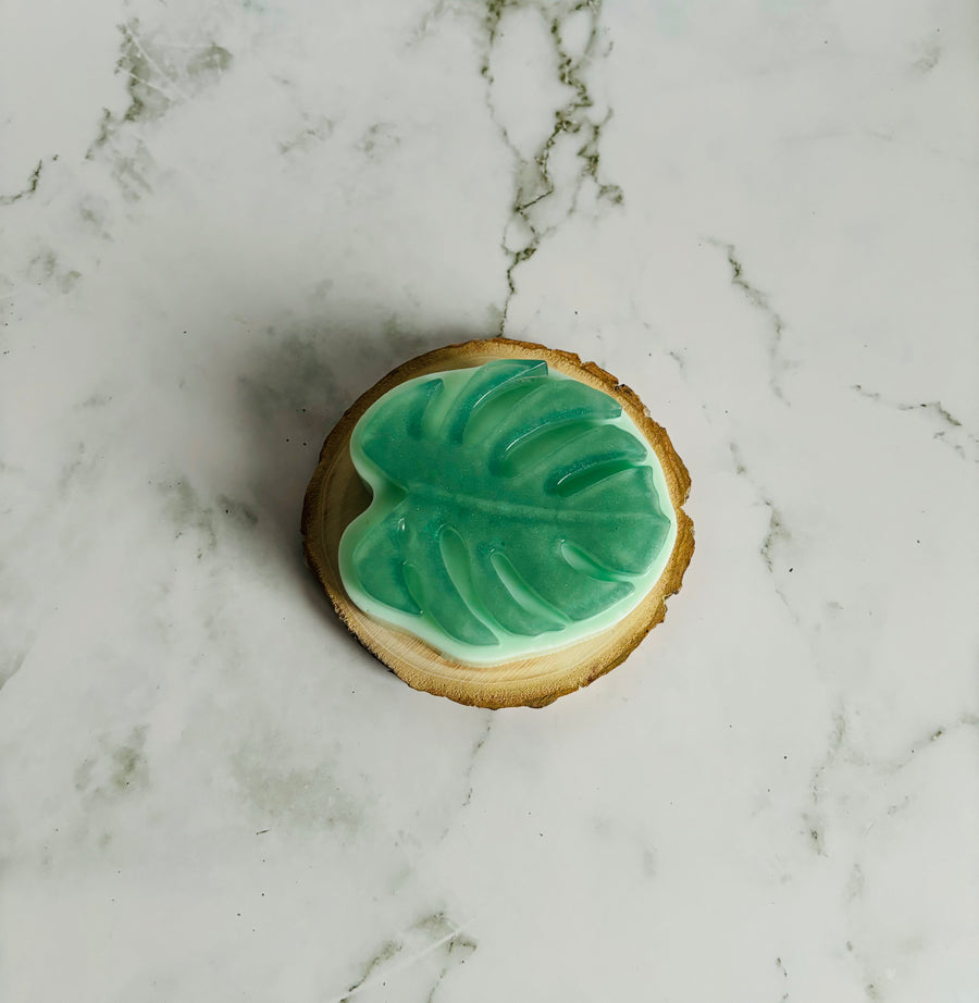 Monstera Leaf Shea Glycerin Soap Bar