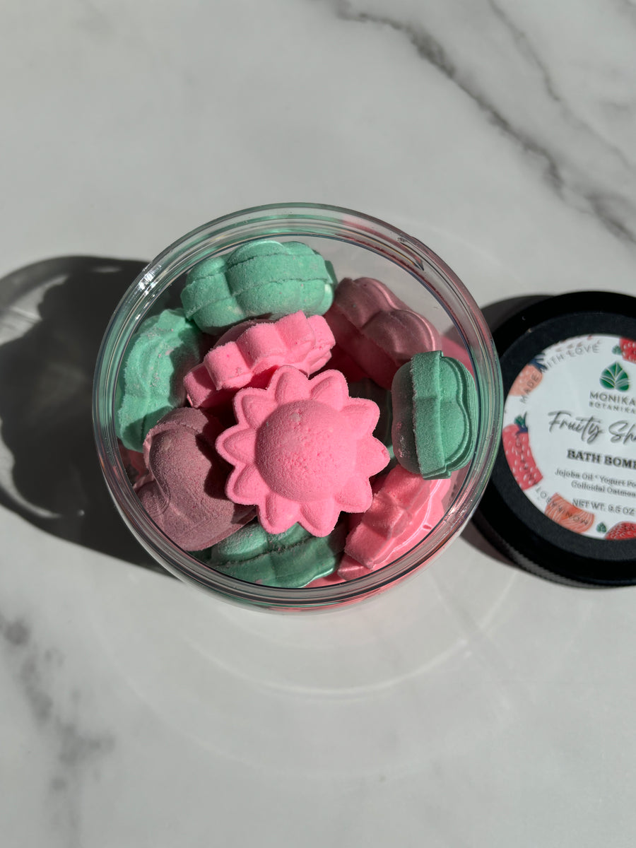 Fruity Shapes - Mini Bath Bombs Jar