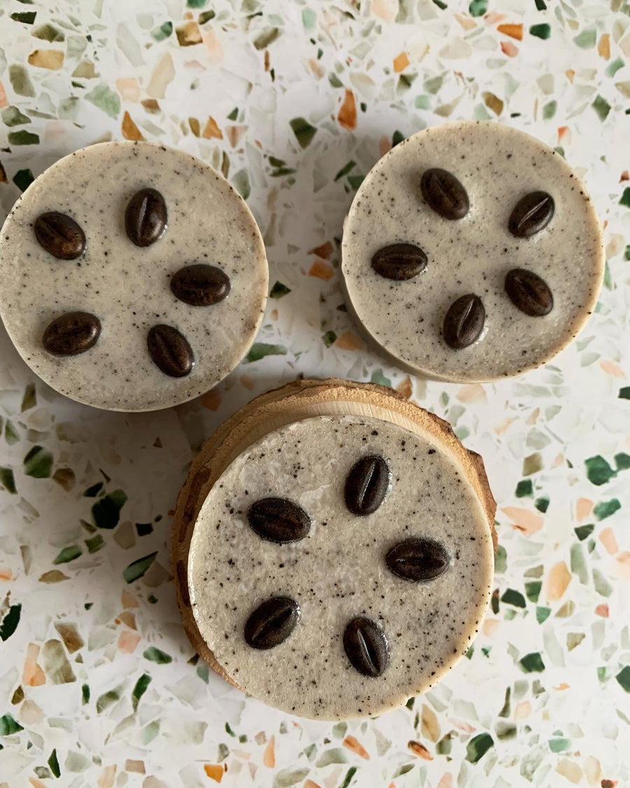 Coffee Scrub Bar - Coconut Vetiver - Monika Botanika Inc.