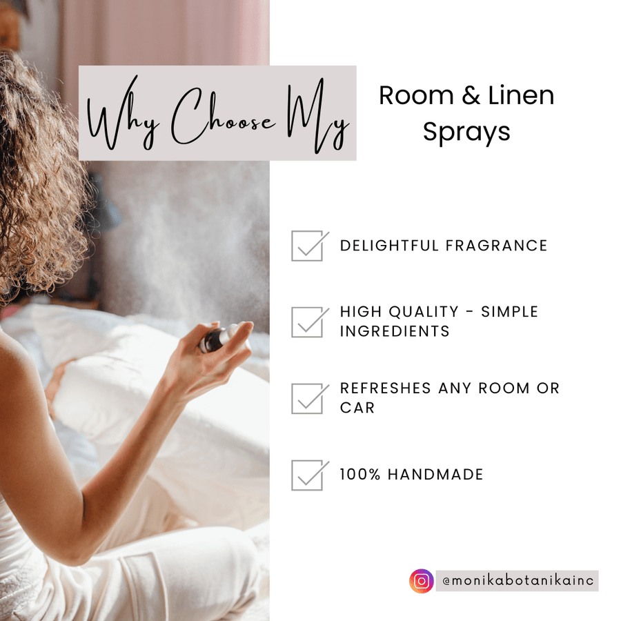 Room & Linen Spray - Monika Botanika Inc.