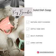 Solid Citrus Dish Soap - Natural Kitchen Cleaner - Monika Botanika Inc.