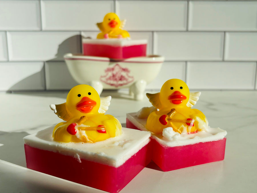 Valentine’s Cupid Duckie Soap