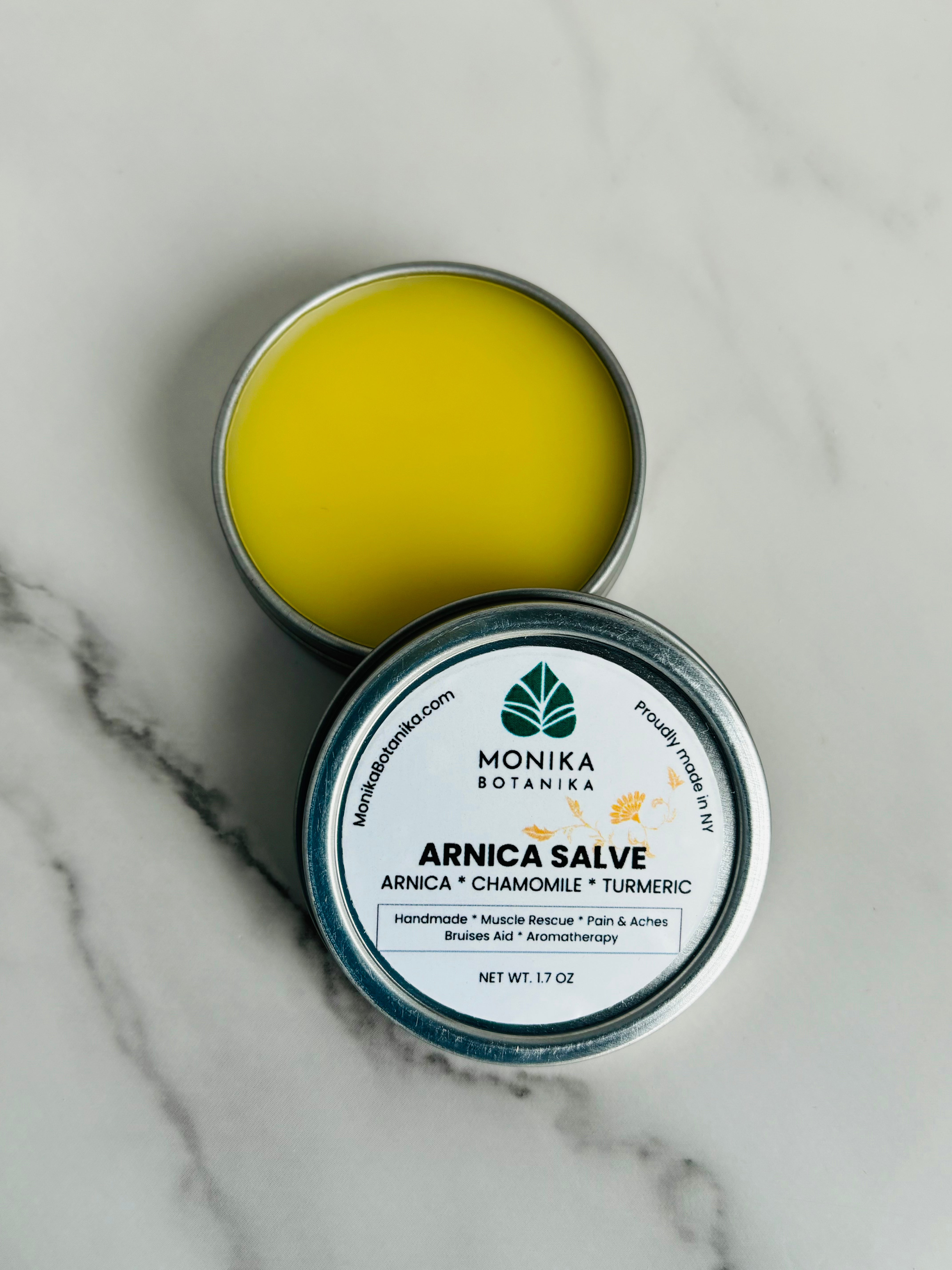 Arnica Salve with Chamomile Extract & Turmeric