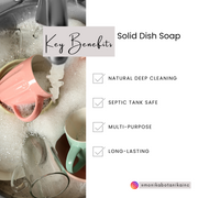 Solid Citrus Dish Soap - Natural Kitchen Cleaner