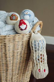 Holiday Dryer Balls Natural Wool – Gift Sets of 3
