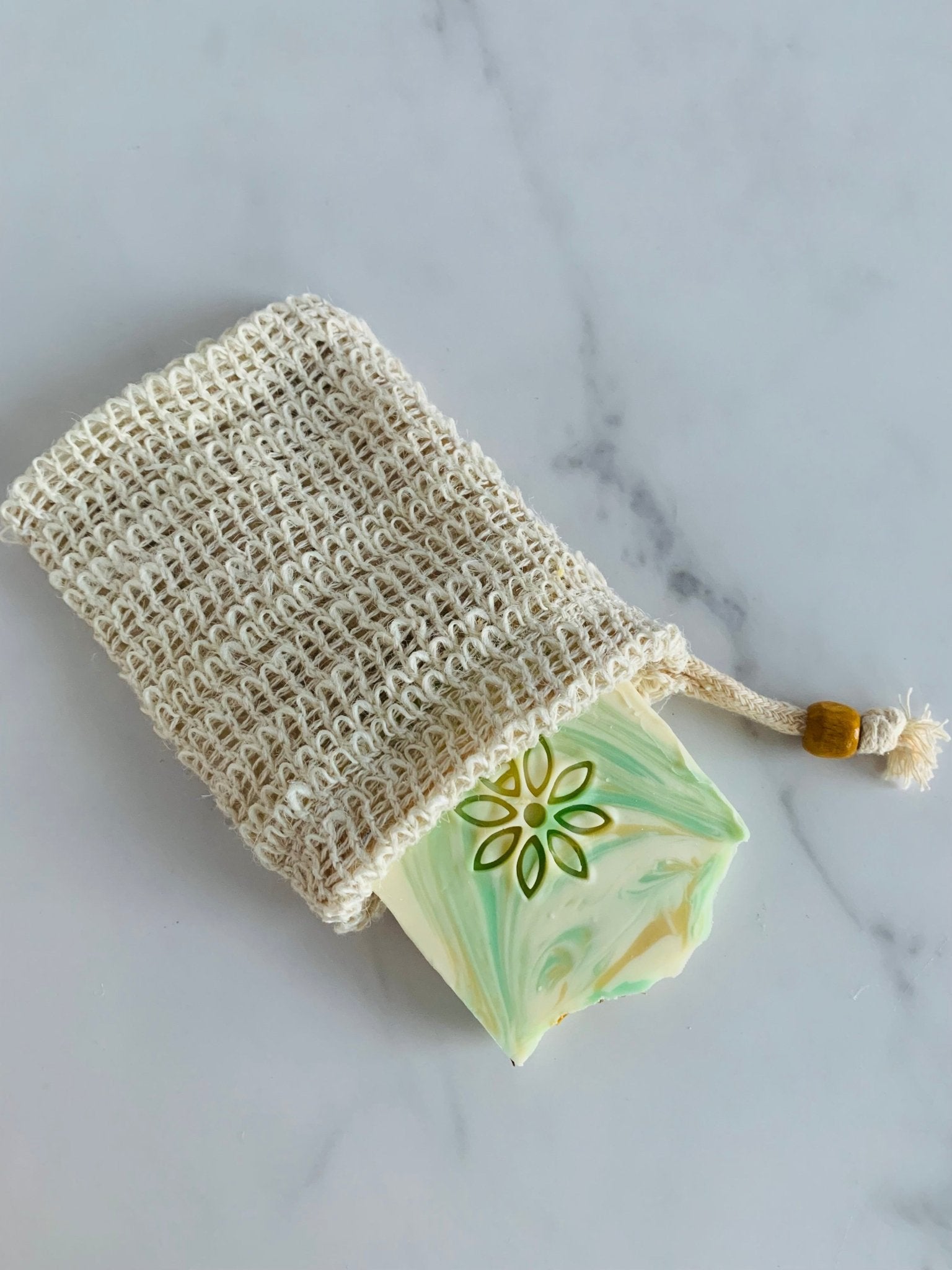 Sisal soap saver pouch - Monika Botanika Inc.