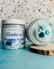 Blueberry luxurious foaming body scrub