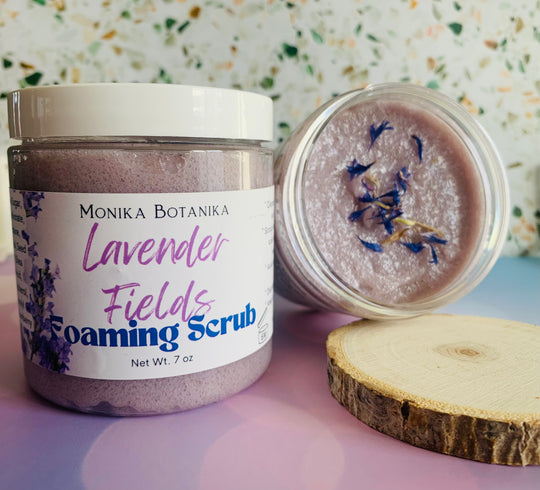 Lavender Fields luxurious foaming body scrub